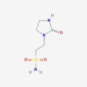 2-(2-Oxoimidazolidin-1-yl)ethane-1-sulfonamide