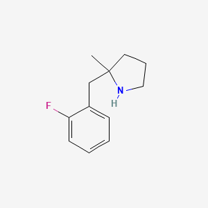 2-[(2-Fluorophenyl)methyl]-2-methylpyrrolidine