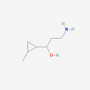 3-Amino-1-(2-methylcyclopropyl)propan-1-ol