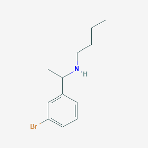 [1-(3-Bromophenyl)ethyl](butyl)amine