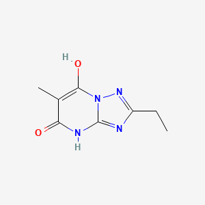 2-Ethyl-7-hydroxy-6-methyl-4H,5H-[1,2,4]triazolo[1,5-a]pyrimidin-5-one