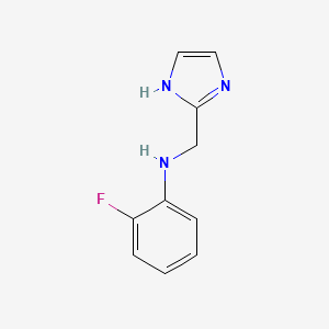 2-fluoro-N-(1H-imidazol-2-ylmethyl)aniline