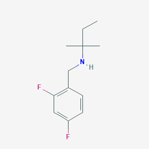 [(2,4-Difluorophenyl)methyl](2-methylbutan-2-YL)amine