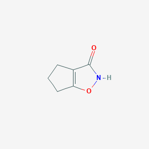 molecular formula C6H7NO2 B13242494 4H,5H,6H-Cyclopenta[d][1,2]oxazol-3-ol 