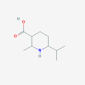 2-Methyl-6-(propan-2-yl)piperidine-3-carboxylic acid