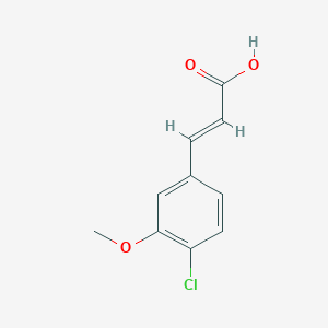 (E)-3-(4-chloro-3-methoxyphenyl)acrylic acid