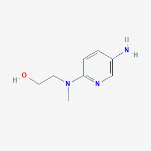 molecular formula C8H13N3O B1324254 2-[(5-氨基-2-吡啶基)(甲基)氨基]-1-乙醇 CAS No. 4928-46-5