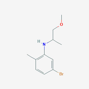 5-bromo-N-(1-methoxypropan-2-yl)-2-methylaniline