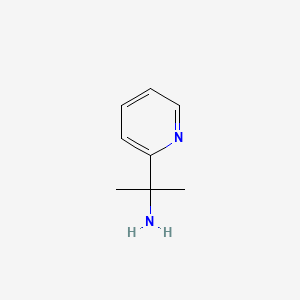 molecular formula C8H12N2 B1324256 2-(吡啶-2-基)丙烷-2-胺 CAS No. 52568-28-2