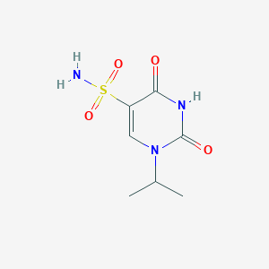 2,4-Dioxo-1-(propan-2-yl)-1,2,3,4-tetrahydropyrimidine-5-sulfonamide