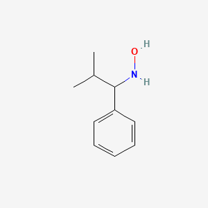 molecular formula C10H15NO B1324259 N-(2-methyl-1-phenylpropyl)hydroxylamine CAS No. 887411-41-8