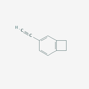 B132426 3-Ethynylbicyclo[4.2.0]octa-1(6),2,4-triene CAS No. 144597-22-8