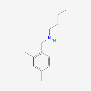 molecular formula C13H21N B13242605 Butyl[(2,4-dimethylphenyl)methyl]amine 