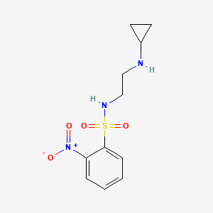 N-[2-(Cyclopropylamino)ethyl]-2-nitrobenzene-1-sulfonamide