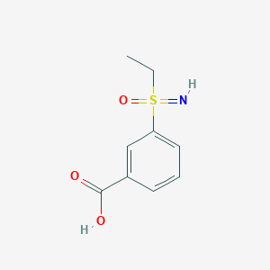 3-[Ethyl(imino)oxo-lambda6-sulfanyl]benzoic acid