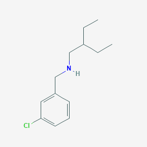 [(3-Chlorophenyl)methyl](2-ethylbutyl)amine