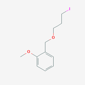 molecular formula C11H15IO2 B1324265 3-(2-Methoxy benzyloxy)-1-iodo propane CAS No. 773092-62-9