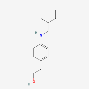 2-{4-[(2-Methylbutyl)amino]phenyl}ethan-1-ol