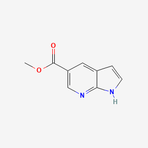molecular formula C9H8N2O2 B1324266 1H-吡咯并[2,3-b]吡啶-5-甲酸甲酯 CAS No. 849067-96-5
