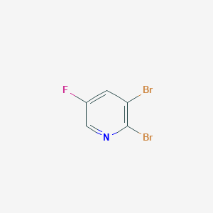 molecular formula C5H2Br2FN B1324267 2,3-二溴-5-氟吡啶 CAS No. 878207-82-0
