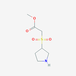 Methyl 2-(pyrrolidine-3-sulfonyl)acetate