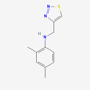 2,4-Dimethyl-N-(1,2,3-thiadiazol-4-ylmethyl)aniline