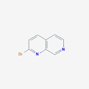 molecular formula C8H5BrN2 B1324276 2-溴-1,7-萘啶 CAS No. 54920-83-1
