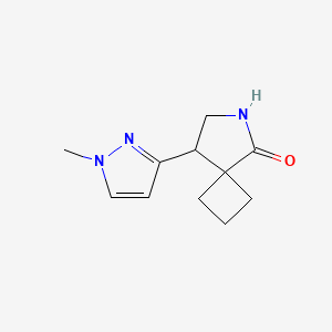 8-(1-Methyl-1H-pyrazol-3-yl)-6-azaspiro[3.4]octan-5-one