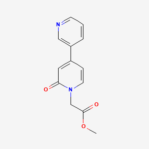 Methyl 2-[2-oxo-4-(pyridin-3-yl)-1,2-dihydropyridin-1-yl]acetate