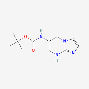 tert-Butyl N-{5H,6H,7H,8H-imidazo[1,2-a]pyrimidin-6-yl}carbamate