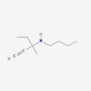 N-butyl-3-methylpent-1-yn-3-amine