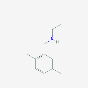 molecular formula C12H19N B13242879 [(2,5-Dimethylphenyl)methyl](propyl)amine 