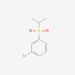 molecular formula C9H11ClO2S B1324289 间氯苯异丙基砜 CAS No. 70398-96-8