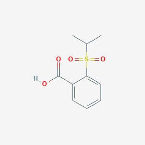 molecular formula C10H12O4S B1324290 2-(异丙基磺酰基)苯甲酸 CAS No. 20884-63-3