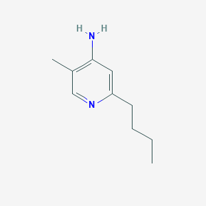 2-Butyl-5-methylpyridin-4-amine