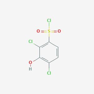 2,4-Dichloro-3-hydroxybenzene-1-sulfonyl chloride