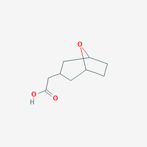 molecular formula C9H14O3 B1324296 2-(8-氧代双环[3.2.1]辛烷-3-基)乙酸 CAS No. 1098432-95-1