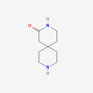 molecular formula C9H16N2O B1324301 3,9-二氮杂螺[5.5]十一烷-2-酮 CAS No. 867006-20-0