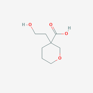 3-(2-Hydroxyethyl)oxane-3-carboxylic acid