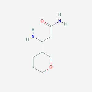 3-Amino-3-(oxan-3-yl)propanamide