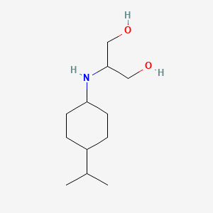 2-{[4-(Propan-2-yl)cyclohexyl]amino}propane-1,3-diol