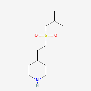 4-[2-(2-Methylpropanesulfonyl)ethyl]piperidine