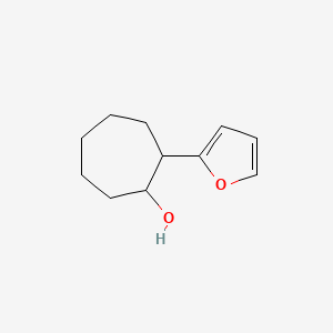 2-(Furan-2-yl)cycloheptan-1-ol