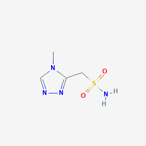 (4-Methyl-4H-1,2,4-triazol-3-yl)methanesulfonamide