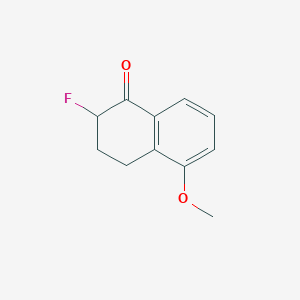 2-Fluoro-5-methoxy-1,2,3,4-tetrahydronaphthalen-1-one