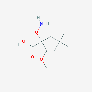 2-(Aminooxy)-2-(methoxymethyl)-4,4-dimethylpentanoic acid