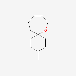 molecular formula C12H20O B13243256 3-Methyl-7-oxaspiro[5.6]dodec-9-ene 