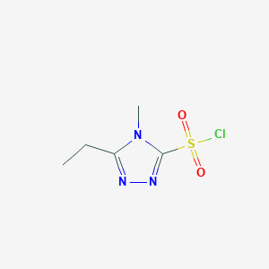 5-Ethyl-4-methyl-4H-1,2,4-triazole-3-sulfonyl chloride