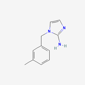 1-[(3-Methylphenyl)methyl]-1H-imidazol-2-amine