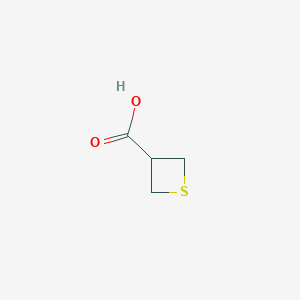 molecular formula C4H6O2S B1324328 Thietane-3-carboxylic acid CAS No. 765-55-9